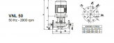 насос VNL 50-160 2,2KW 3000 PRM 2