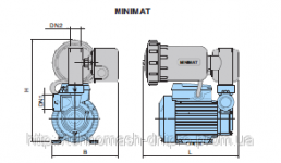 Насосная станция для водоснабжения CALPEDA CTM 61/1